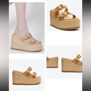 COPY - Wedge platform sandals - brand NEW